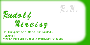 rudolf mireisz business card